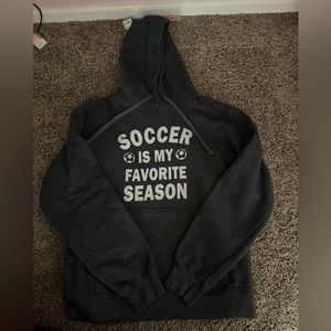 soccer is my favorite season hoodie